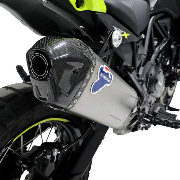 Scarico Termignoni titanio grigio omologato Benelli TRK702/TRK702X 2024-2025