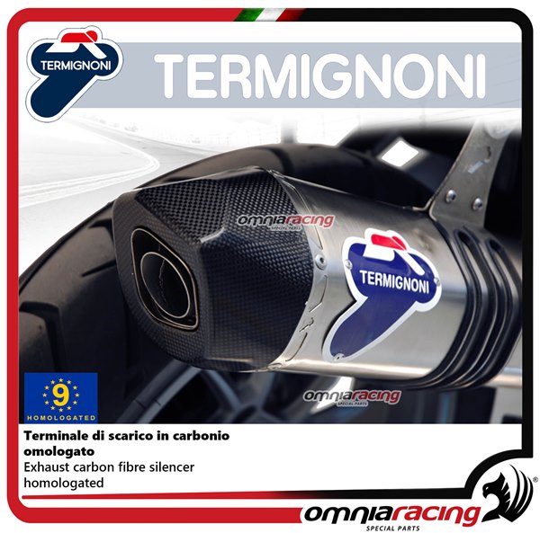 Termignoni RELEVANCE terminale di scarico in titanio omologato per BMW R1200GS 2013>2016