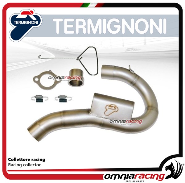 Termignoni collettore con risonatore in acciaio non omologato per Honda CRF250R 2015>2016