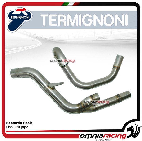 Termignoni raccordo finale racing in acciao senza catalizzatore per Suzuki Gladius 2009>2015