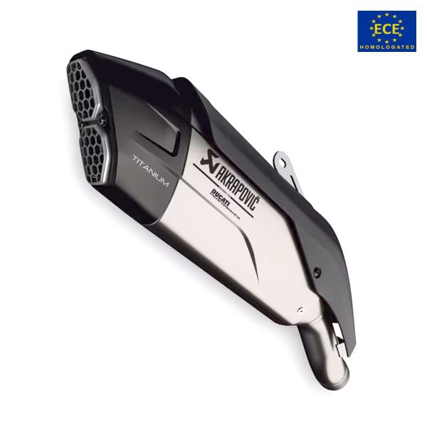 Akrapovic exhaust approved titanium Ducati Multistrada V4/V4S 2025-2026