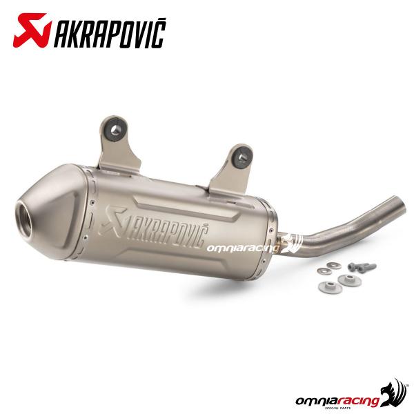 Akrapovic exhaust racing titanium for KTM 125SX/XC 2023-