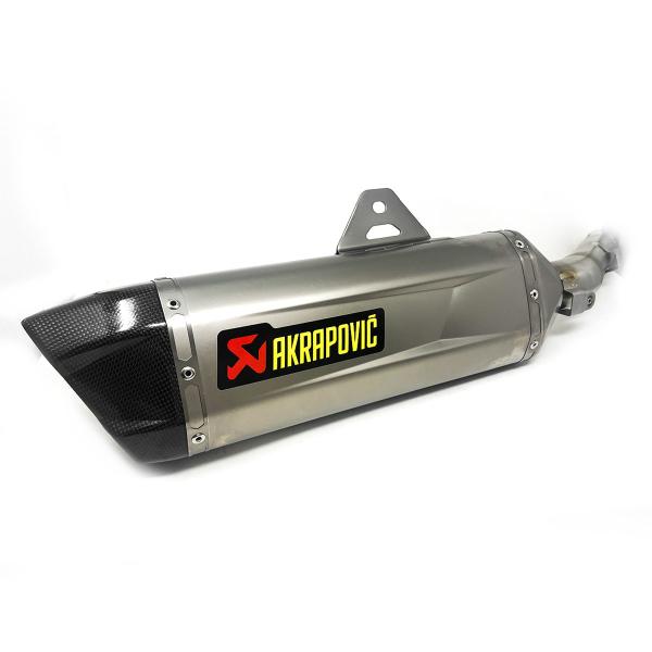 Reconditioned Akrapovic approved titanium exhaust for Yamaha Tenere 700 2021-2025