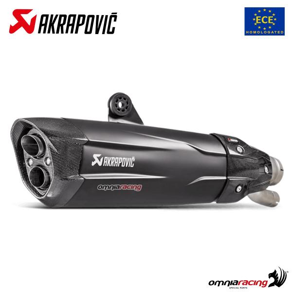 Akrapovic exhaust approved titanium black slip-on BMW S1000RR 2017-2018