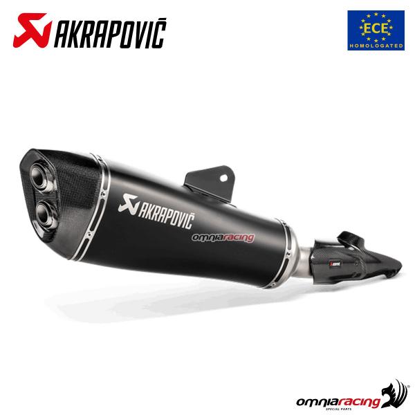 Akrapovic exhaust approved titanium black slip-on BMW R1250R/R1250RS 2019-2024