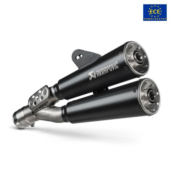 Akrapovic exhaust approved steel black slip-on BMW R12/RnineT 2024-2026