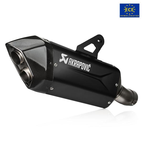 Terminale scarico Akrapovic omologato titanio nero BMW R1300GS 2024-2025