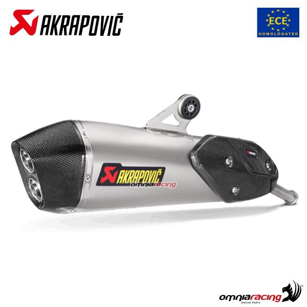 Terminale scarico Akrapovic omologato titanio BMW C650GT 2019-2020
