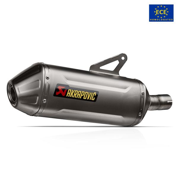 Terminale scarico Akrapovic omologato titanio CFmoto 450MT 2024-2025