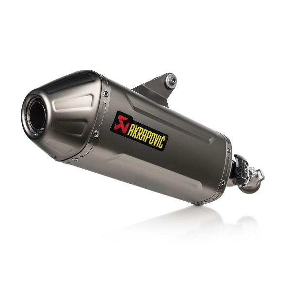 Akrapovic exhaust CFmoto 800MT-X 2025-2026 approved titanium slip-on