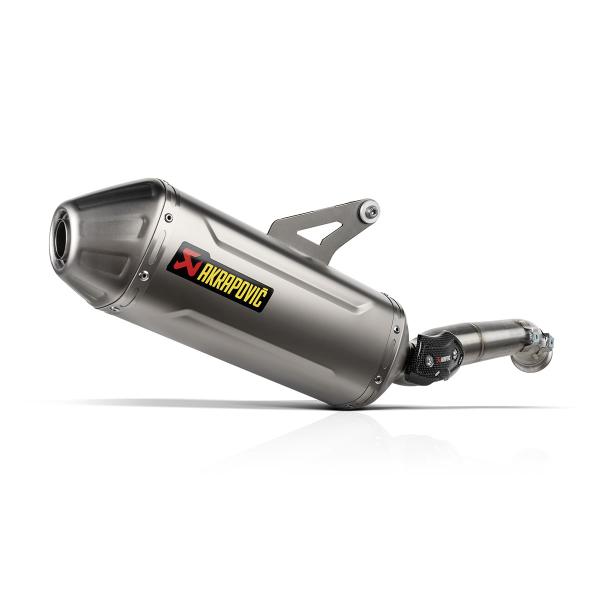 Akrapovic exhaust CFmoto 800MT 2025-2026 approved titanium slip-on