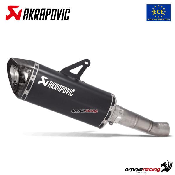 Akrapovic exhaust approved titanium black for Ducati Monster 1200 / 821 2014>2016