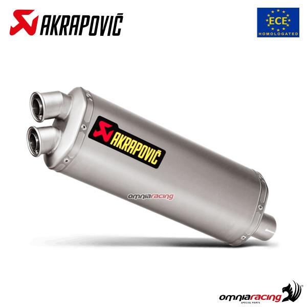 Terminale scarico Akrapovic omologato titanio Honda CRF1000L Africa Twin 2016-2019