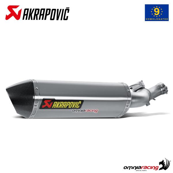 Akrapovic exhaust low approved titanium slip-on Honda VFR1200F 2010-2015