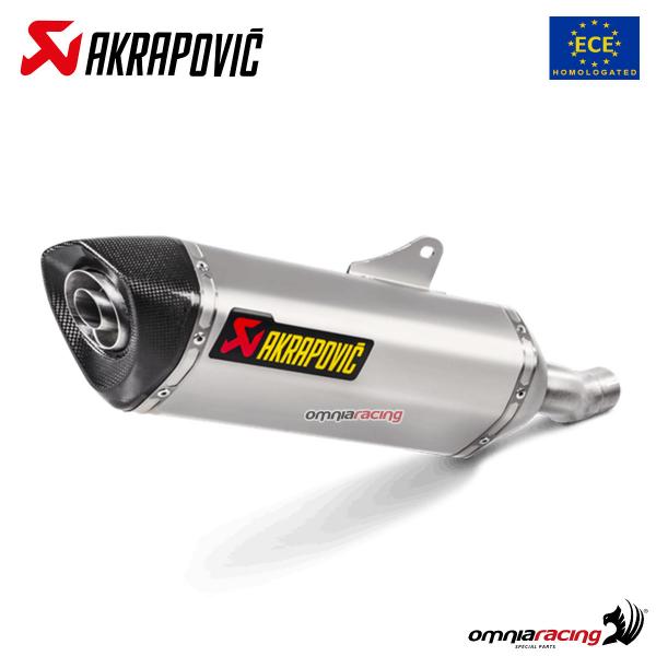 Akrapovic exhaust approved titanium slip-on Honda CBR500R / CBR400R 2016-2018