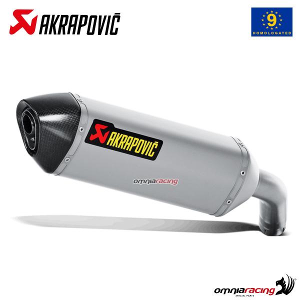 Akrapovic exhaust approved titanium slip-on Honda Crossrunner 800 2011-2014