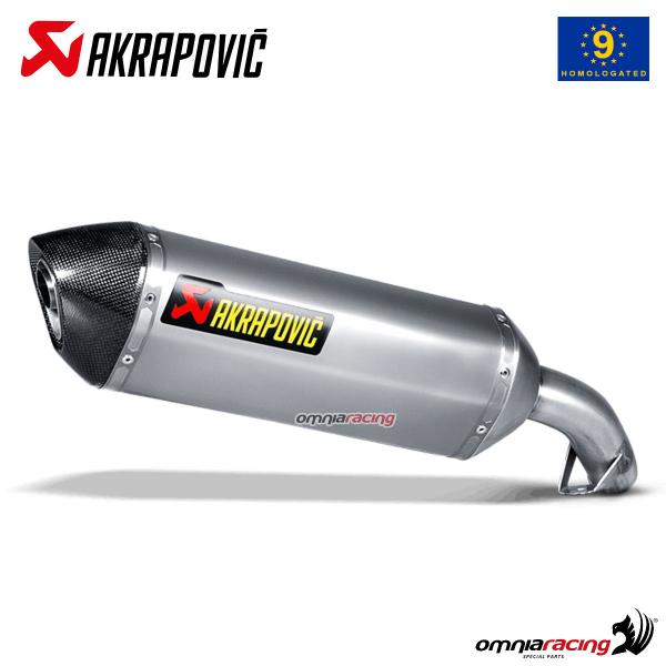 Terminale scarico Akrapovic omologato titanio Honda VFR800F / VFR800X Crossrunner 2014-2016