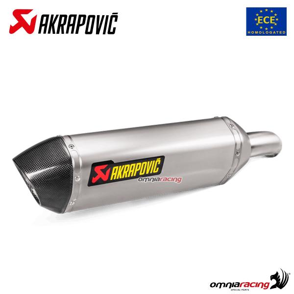 Akrapovic exhaust approved titanium slip-on Honda VFR800X Crossrunner 800 2017-2020