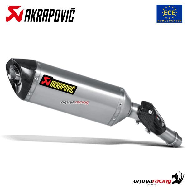 Akrapovic exhaust approved titanium slip-on Kawasaki Versys 1000 2012-2018