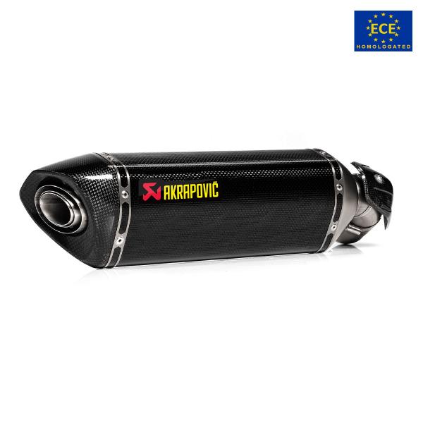 Akrapovic exhaust approved carbon slip-on Kawasaki Ninja 1100SX 2025