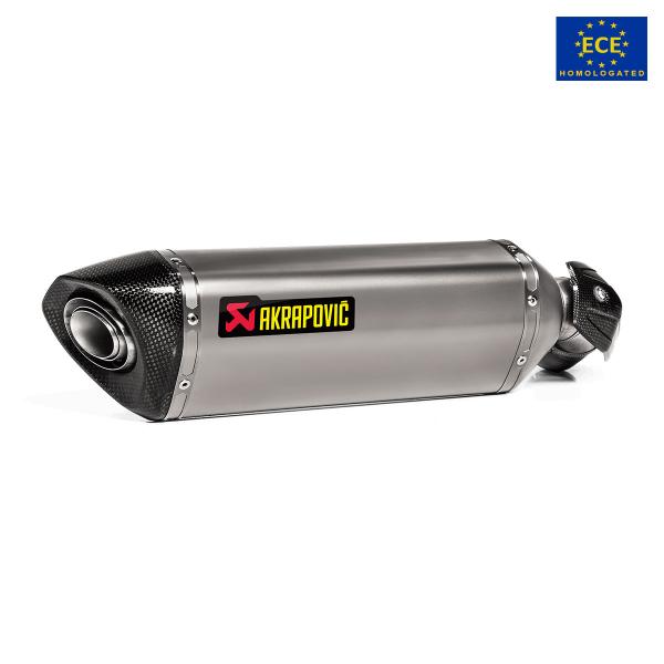 Akrapovic exhaust approved titanium slip-on Kawasaki Ninja 1100SX 2025