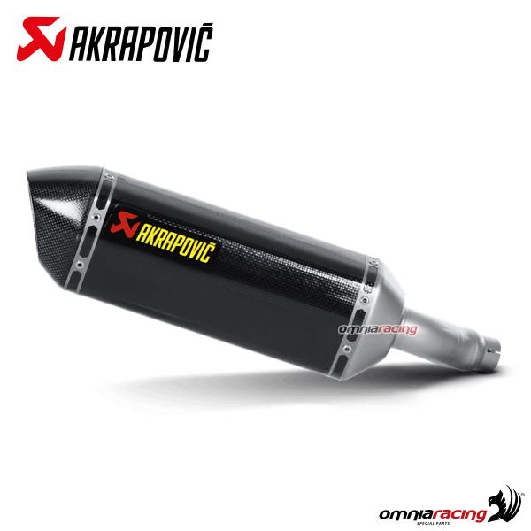 Akrapovic exhaust racing carbon fibre slip-on Kawasaki Ninja 300 2013-2016