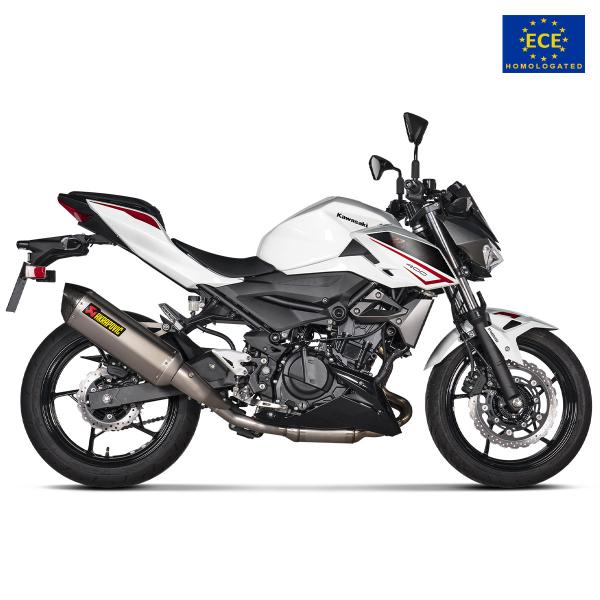 Akrapovic Exhaust Approved Titanium Slipon Kawasaki Z400 20182024