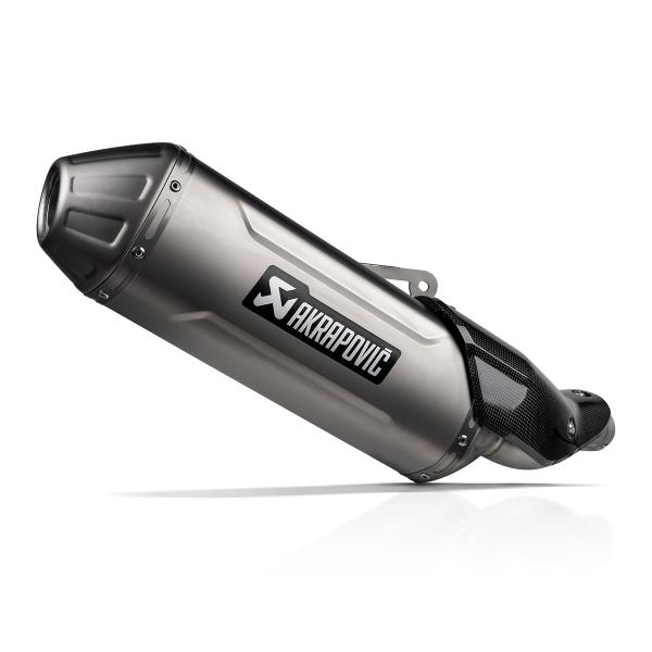 Akrapovic exhaust Kawasaki KLE 500 2026 approved titanium slip-on