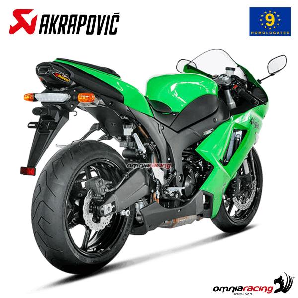 Akrapovic Exhaust Approved Titanium for Kawasaki Ninja 2007 2008 - S-k6so5-hact - Silencers