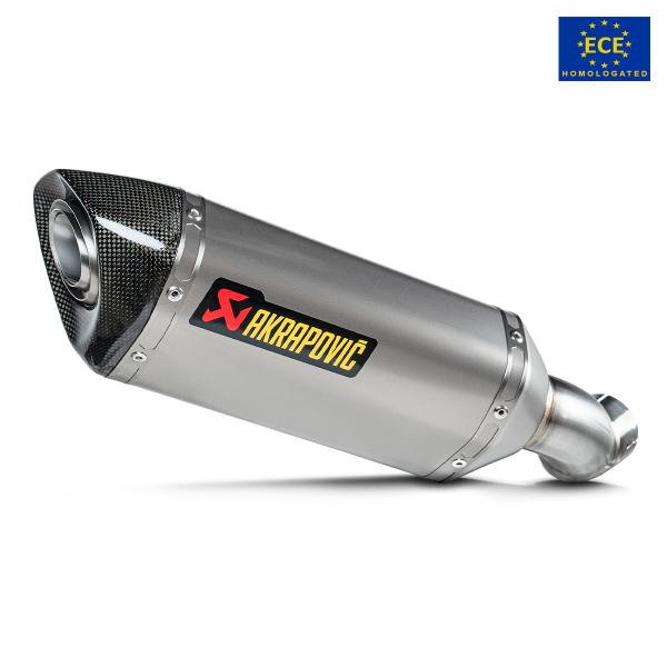 Akrapovic exhaust approved titanium slip-on Kawasaki Z900 2025