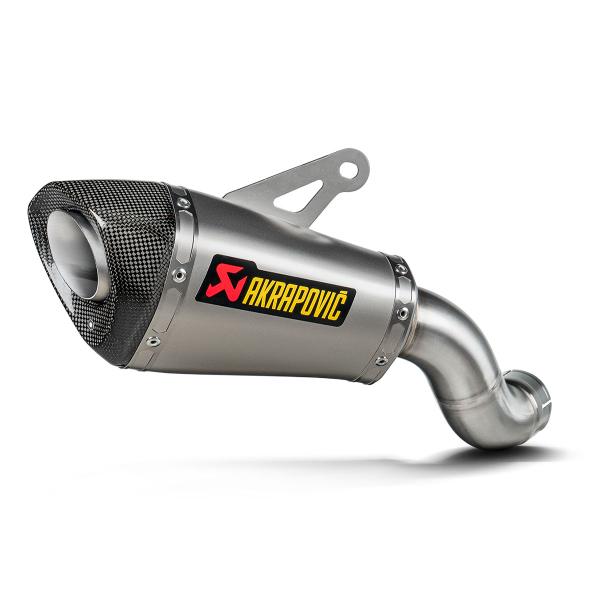 Terminale scarico Akrapovic racing titanio Kawasaki Z900 2025