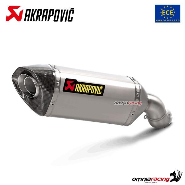 Akrapovic exhaust approved titanium slip-on Kawasaki Z900 2020-2024