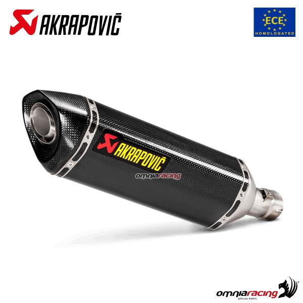 Terminale scarico Akrapovic omologato carbonio Suzuki GSXR1000/R 2017-2025