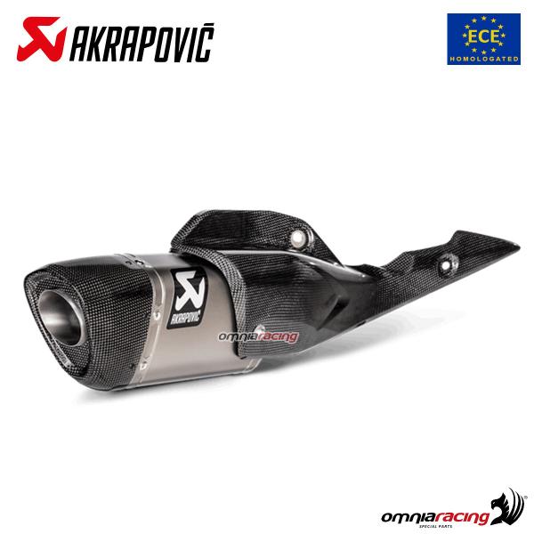 Terminale scarico Akrapovic omologato titanio Suzuki GSXS1000 /950F 2021-2024