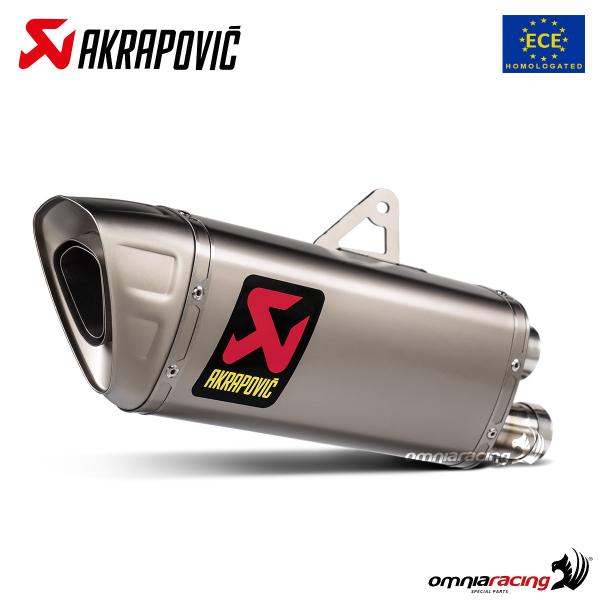 Akrapovic exhaust approved titanium slip-on Triumph Speed Triple 1200RS 2021-2024