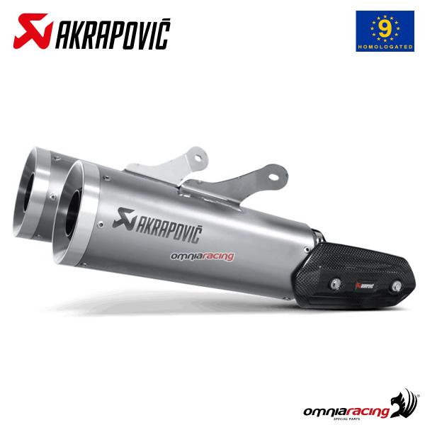 Akrapovic pair of exhaust approved titanium slip-on Yamaha VMax 1700 2009-2016