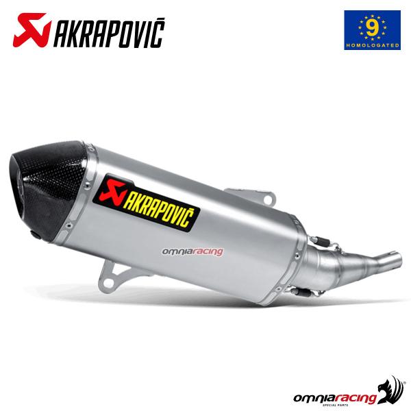Akrapovic exhaust approved titanium slip-on Yamaha XMax / XCity 250 2007-2016