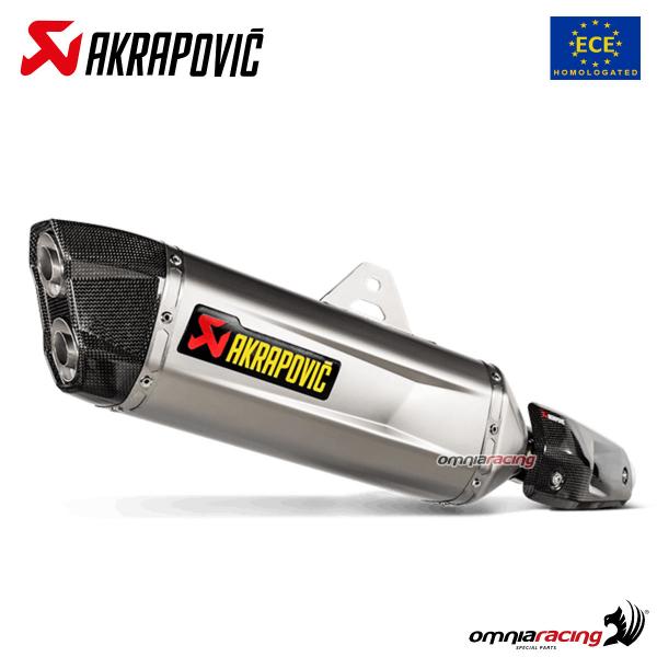 Akrapovic exhaust approved titanium slip-on Yamaha Tenere 700 2021-2025