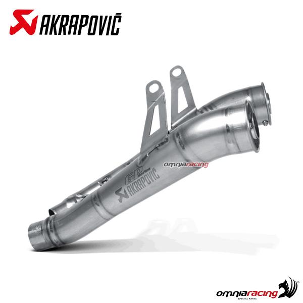 Coppia terminali scarico Akrapovic racing titanio Kawasaki Z1000 2010-2013