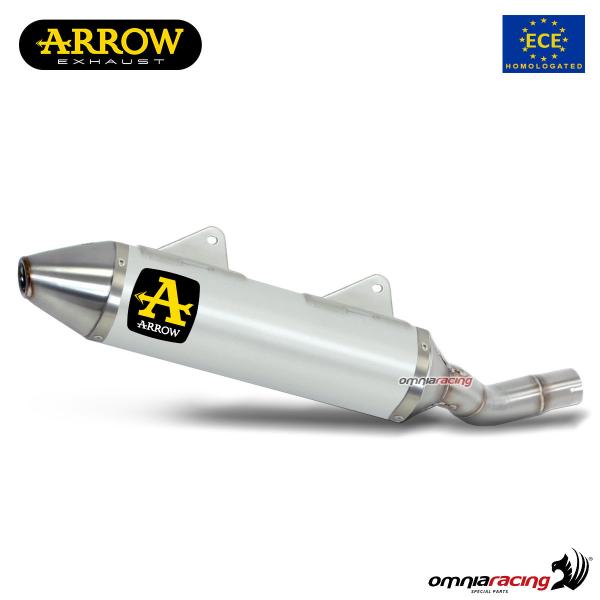 Arrow exhaust Thunder slip-on aluminum approved for Aprilia RX/SX 125 2021>2022