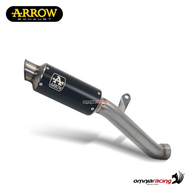 Arrow exhaust GP2 slip-on steel dark racing for Aprilia RSV4/Factory 2009>2015