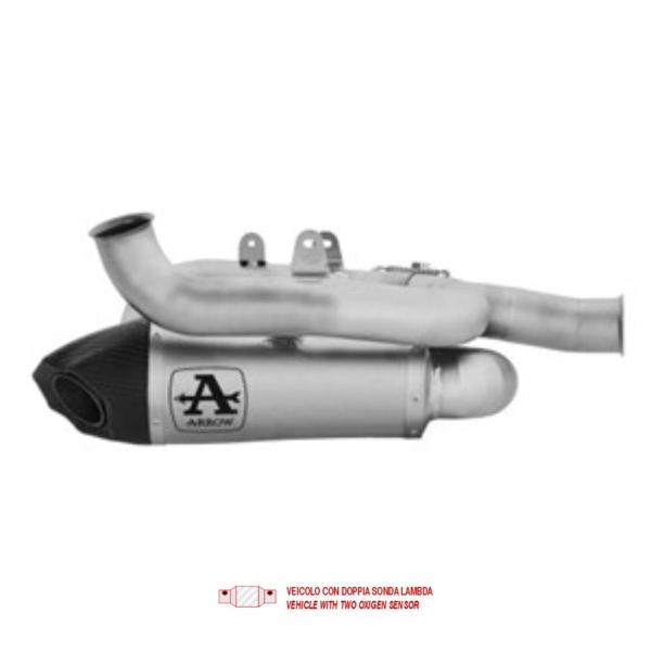 Terminale scarico Arrow Works racing titanio Ducati Panigale V4/V4S 2025