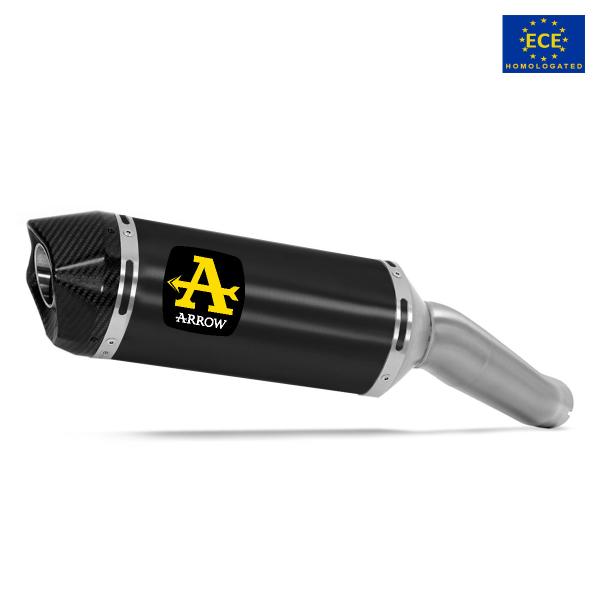 Arrow exhaust Race Tech slip-on black aluminum approved Honda XADV 750 2025