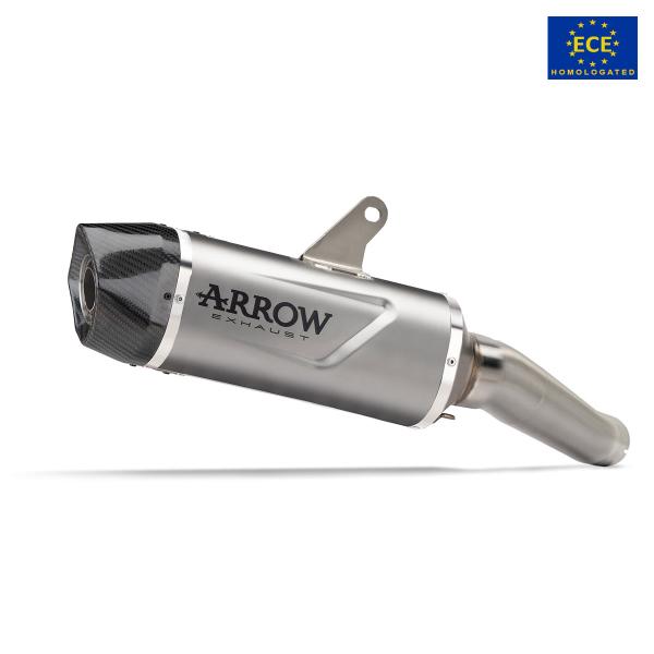 Arrow exhaust Indy Race Evo slip-on aluminum approved BMW R1300GS 2023-2024