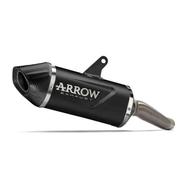 Arrow approved black aluminum Indy Race EVO exhaust BMW R1300GS 2024-2025