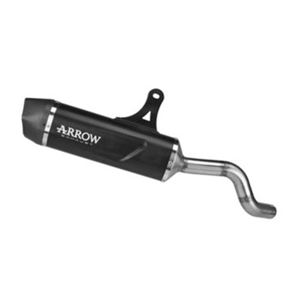 Arrow exhaust Indy Race Evo black aluminum approved CFmoto 700MT Adventure 2025-2026