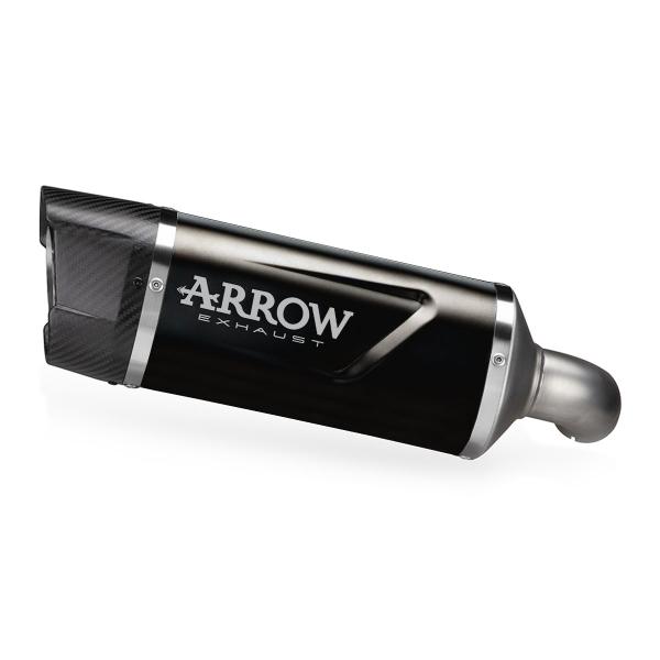 Arrow approved black aluminum Indy Race EVO exhaust BMW F900R/F900XR 2025