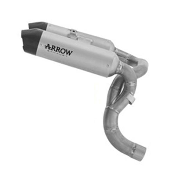 Scarico Arrow Round Sil Titanio omologato Ducati Panigale V2 2025