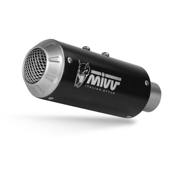 MIVV MK3 Black steel exhaust approved Kawasaki Z900 A2 2017-2025