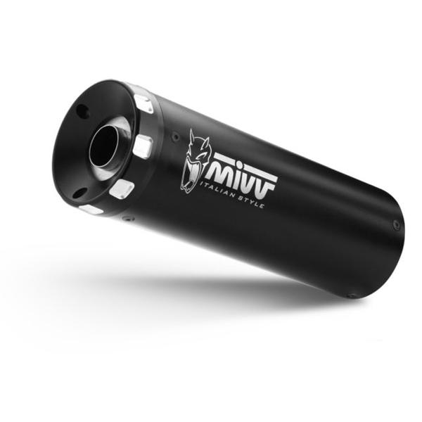 MIVV HR1 Black steel exhaust approved Royal Enfield HNTR 350 2022-2024